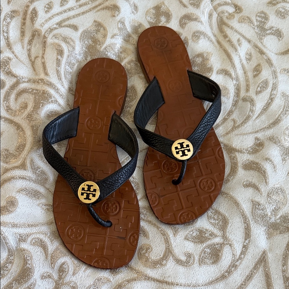 Tory Burch Black Thora Sandals